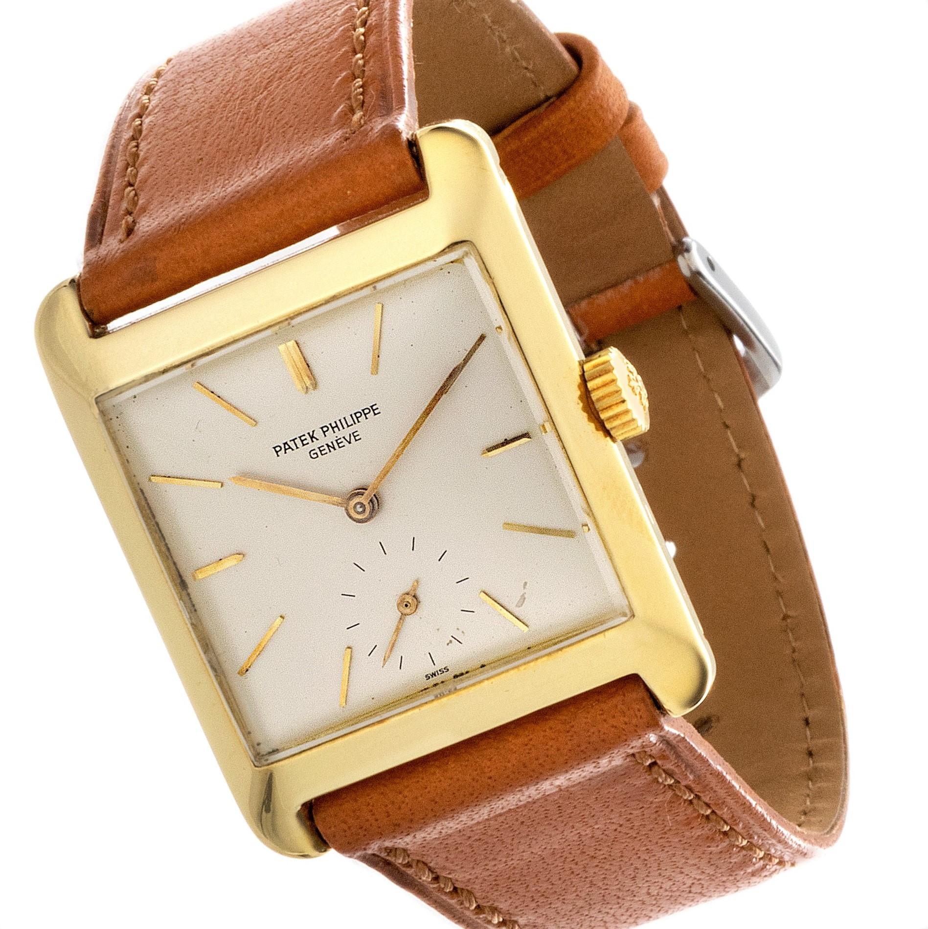 Patek Philippe 2488J Manual Wind Watch In Excellent Condition For Sale In Santa Monica, CA