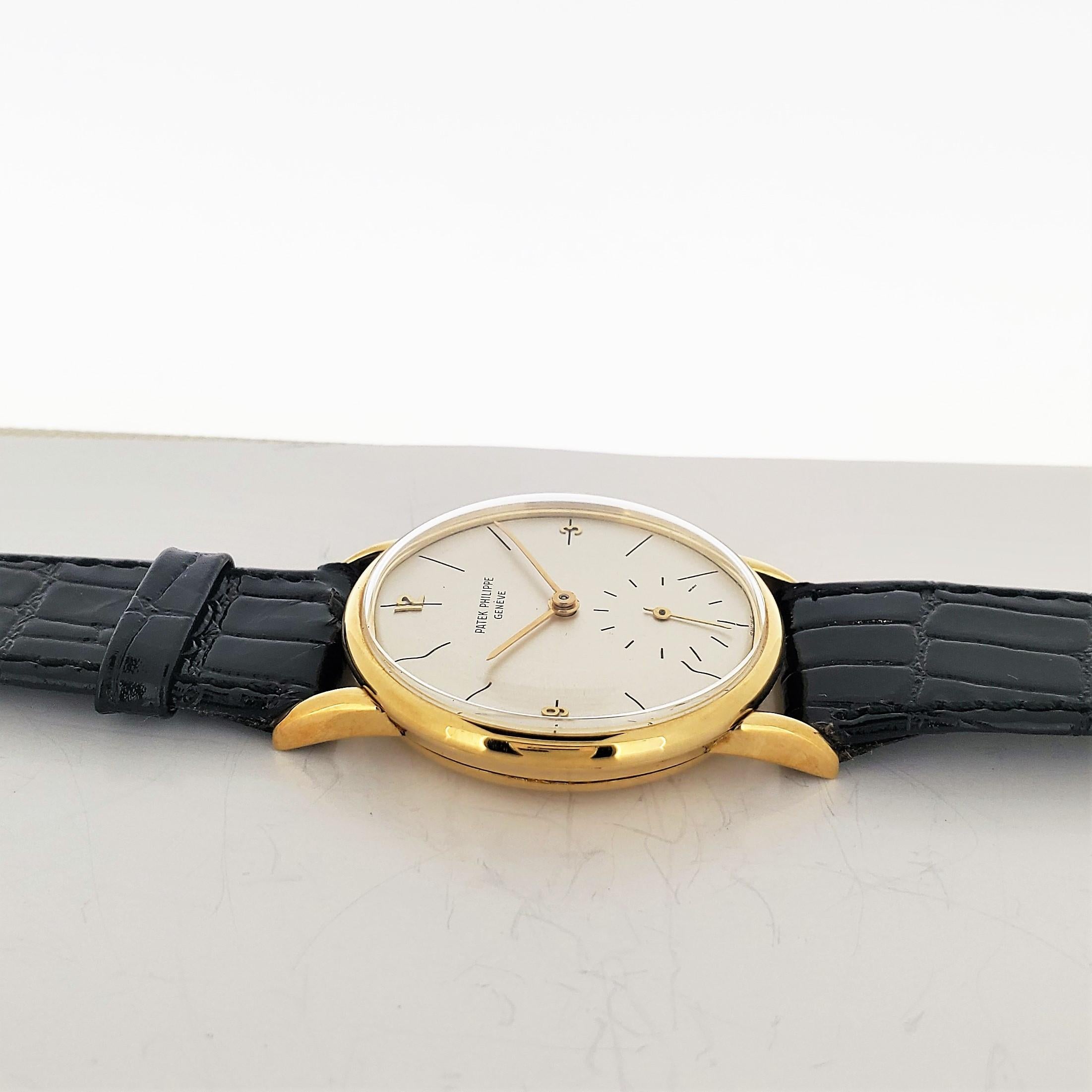 Patek Philippe Montre Calatrava 2494J Excellent état - En vente à Santa Monica, CA