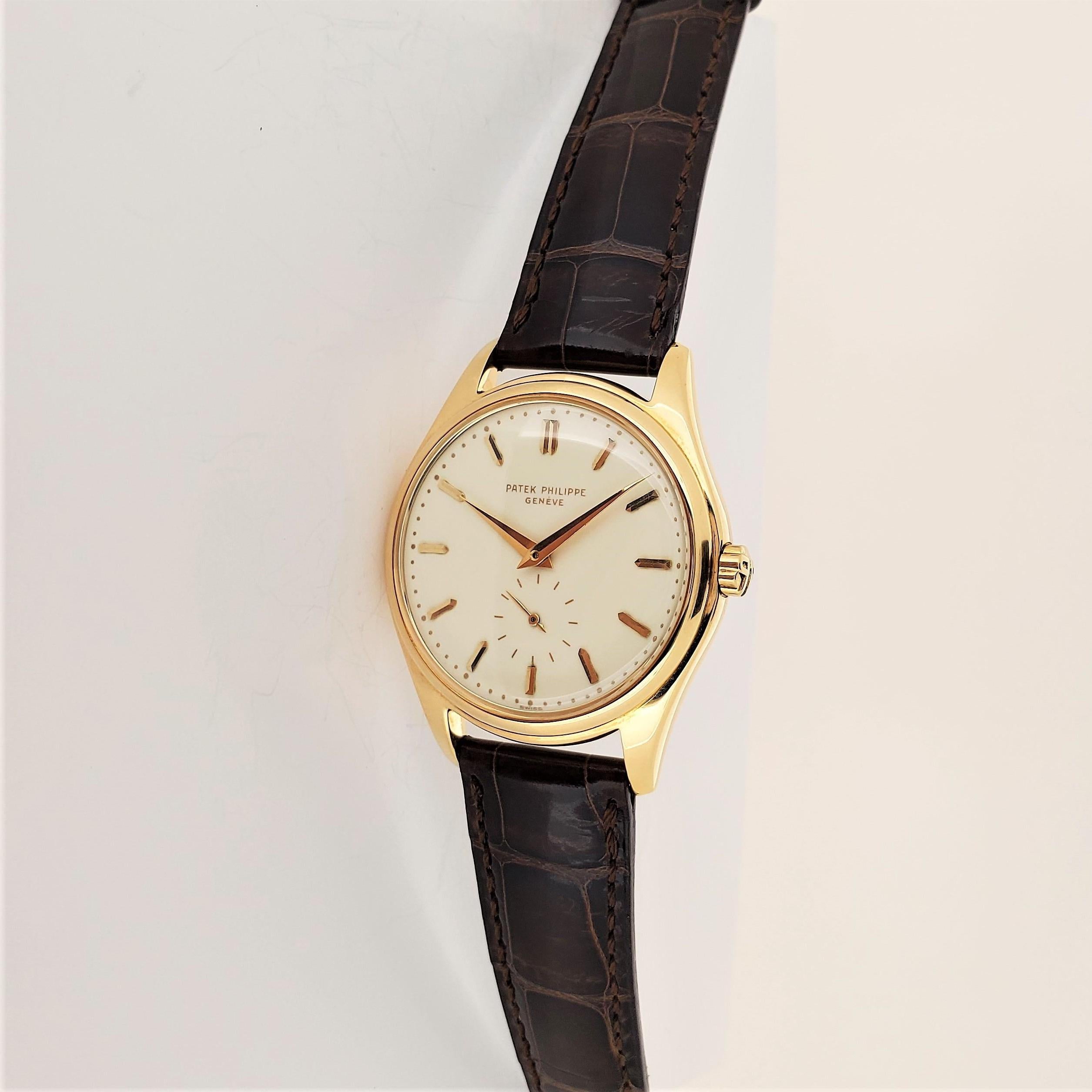 Patek Philippe 2526J 1st Series Automatic Calatrava Watch 5