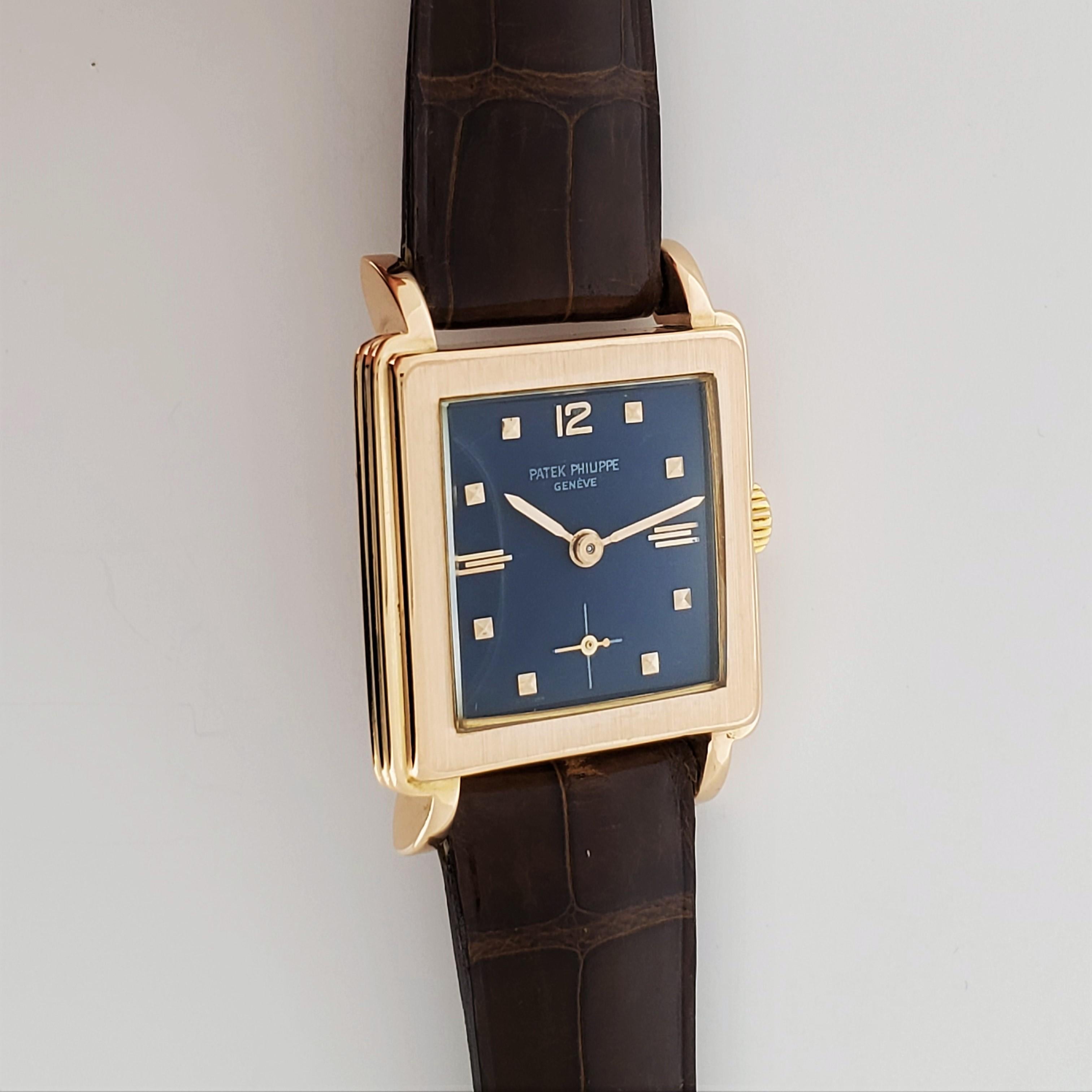 Patek Philippe 2529R Vintage Rose Gold Bracelet Watch, circa 1953 2