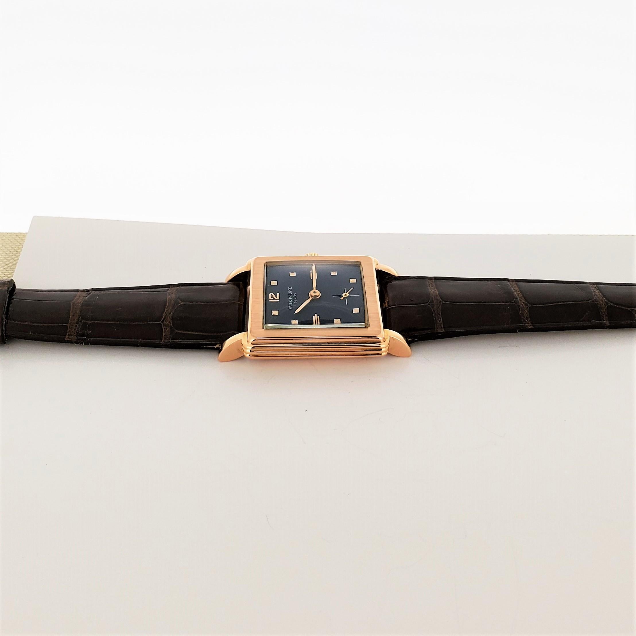 Patek Philippe 2529R Vintage Rose Gold Bracelet Watch, circa 1953 6