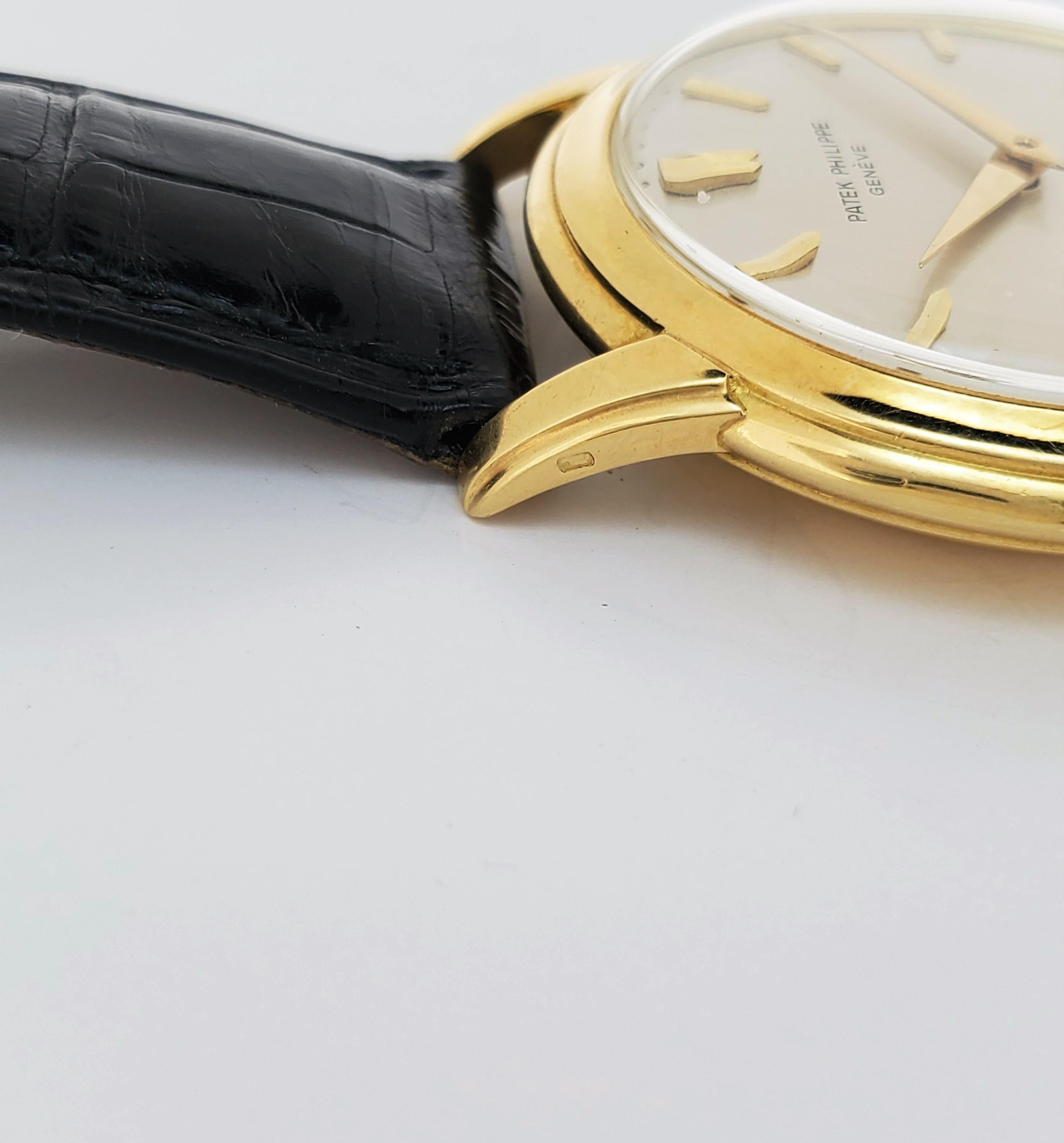Patek Philippe 2551J Calatrava Watch, circa 1955 For Sale 2