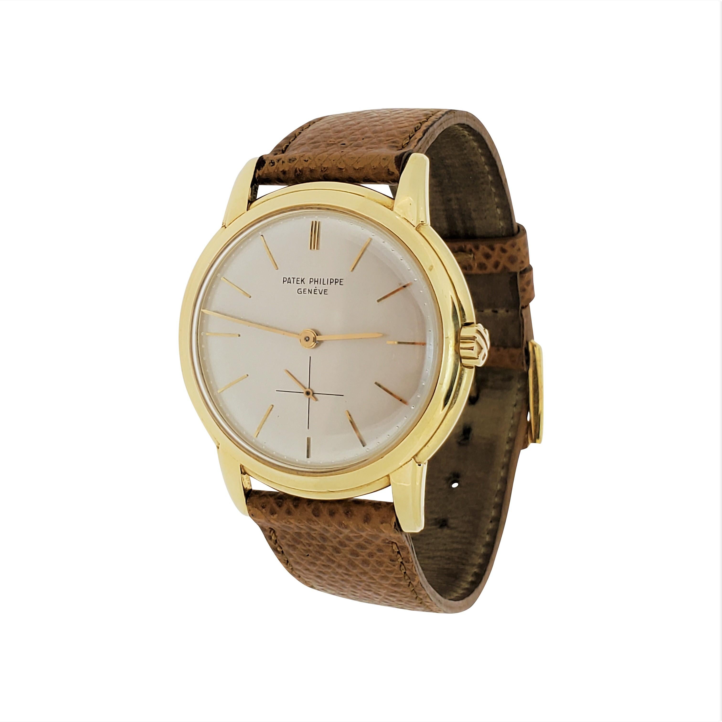 Patek Philippe, montre Calatrava 2551J, circa 1957 Excellent état - En vente à Santa Monica, CA