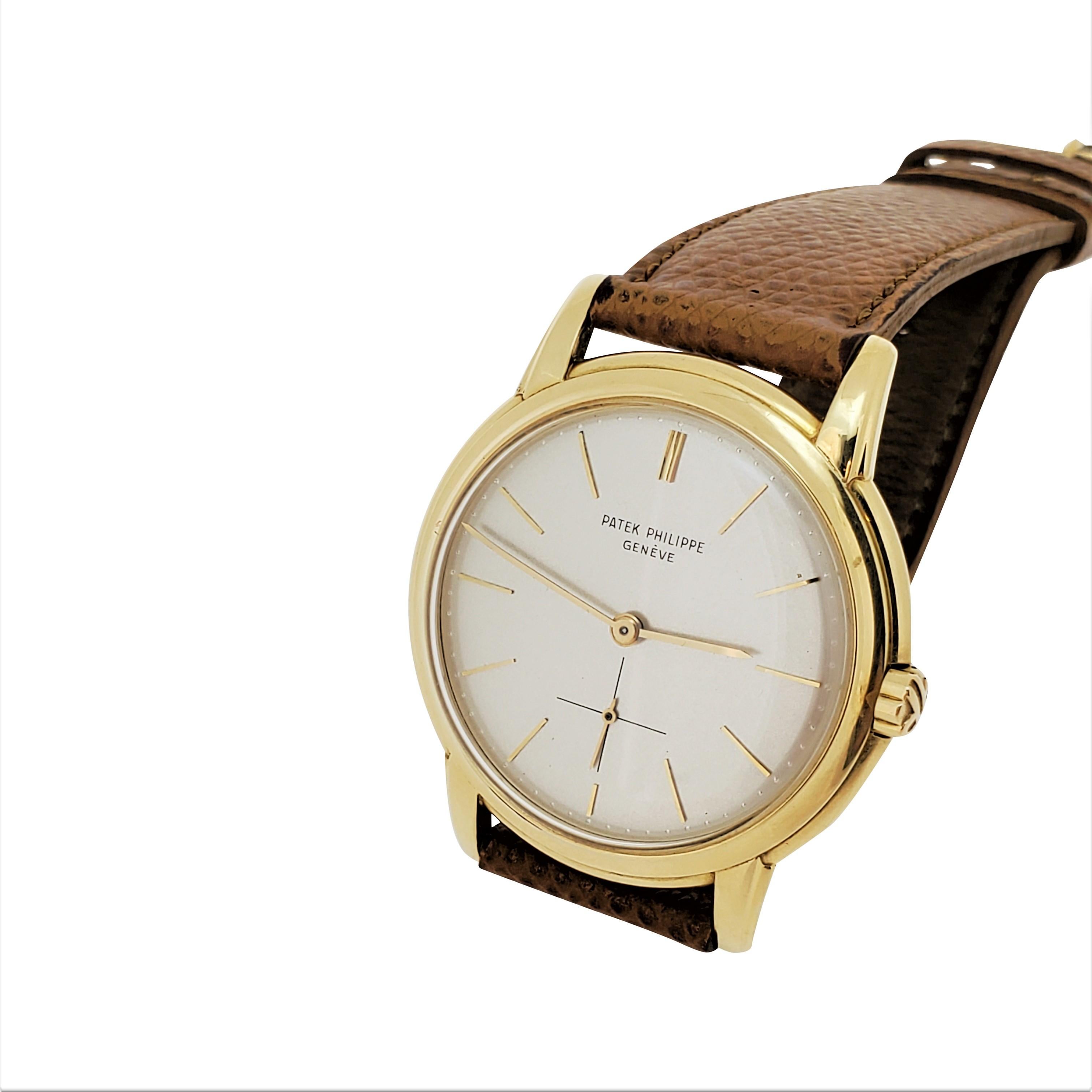 Patek Philippe 2551J Calatrava Uhr, um 1957 im Angebot 1