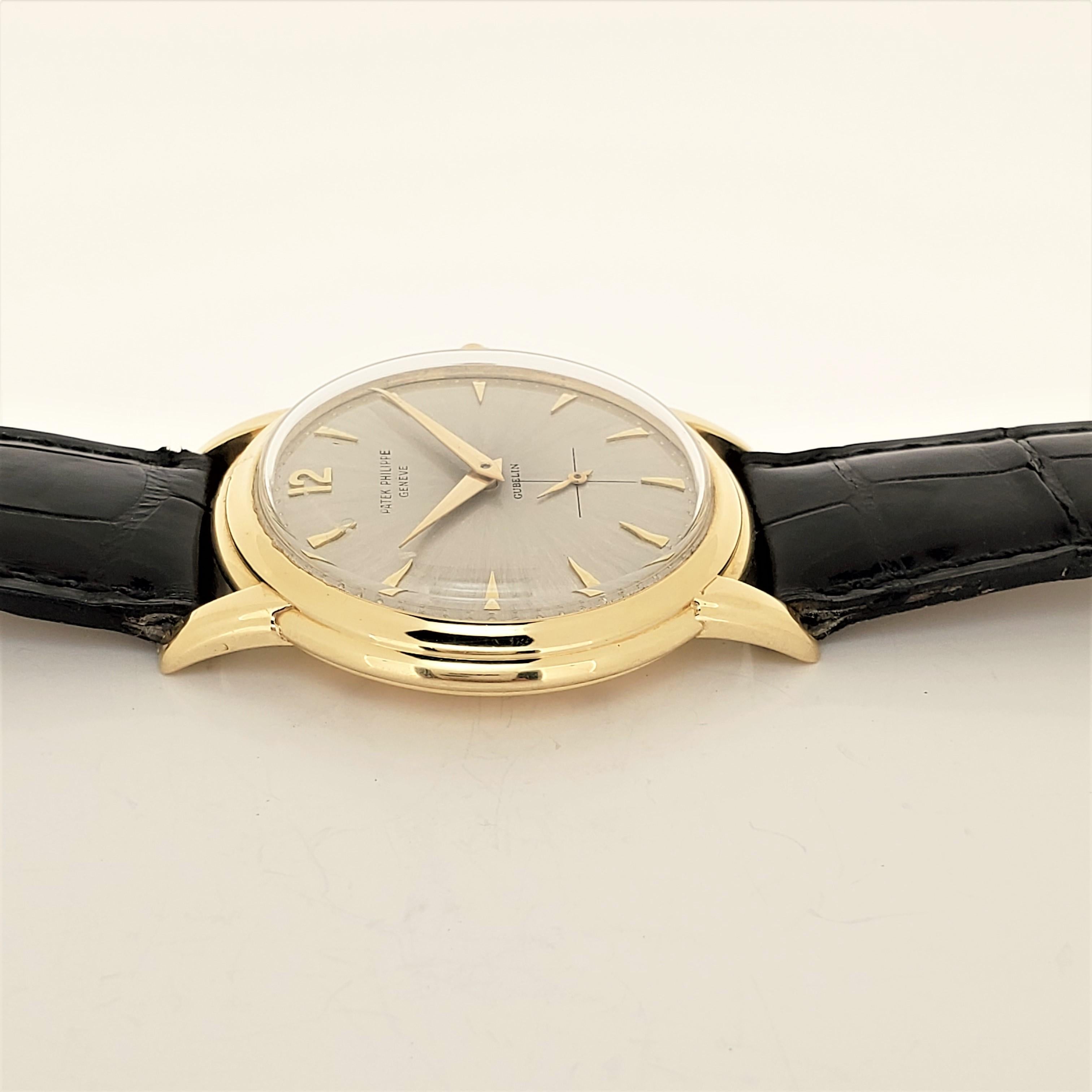 Patek Philippe 2551J Automatikuhr Calatrava:: um 1955 im Zustand „Hervorragend“ in Santa Monica, CA