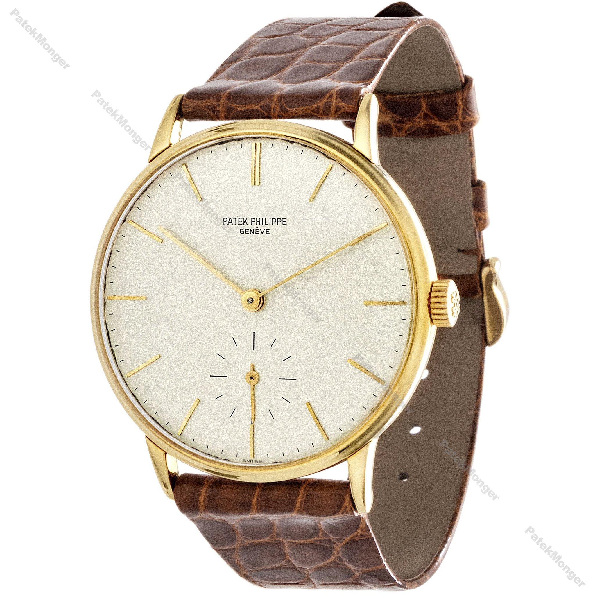 Introduction:
This Patek Philippe 3410J vintage Calatrava watch is made in 18K yellow gold, measuring 35 mm in diameter, and fitted with a 27 AM 400 