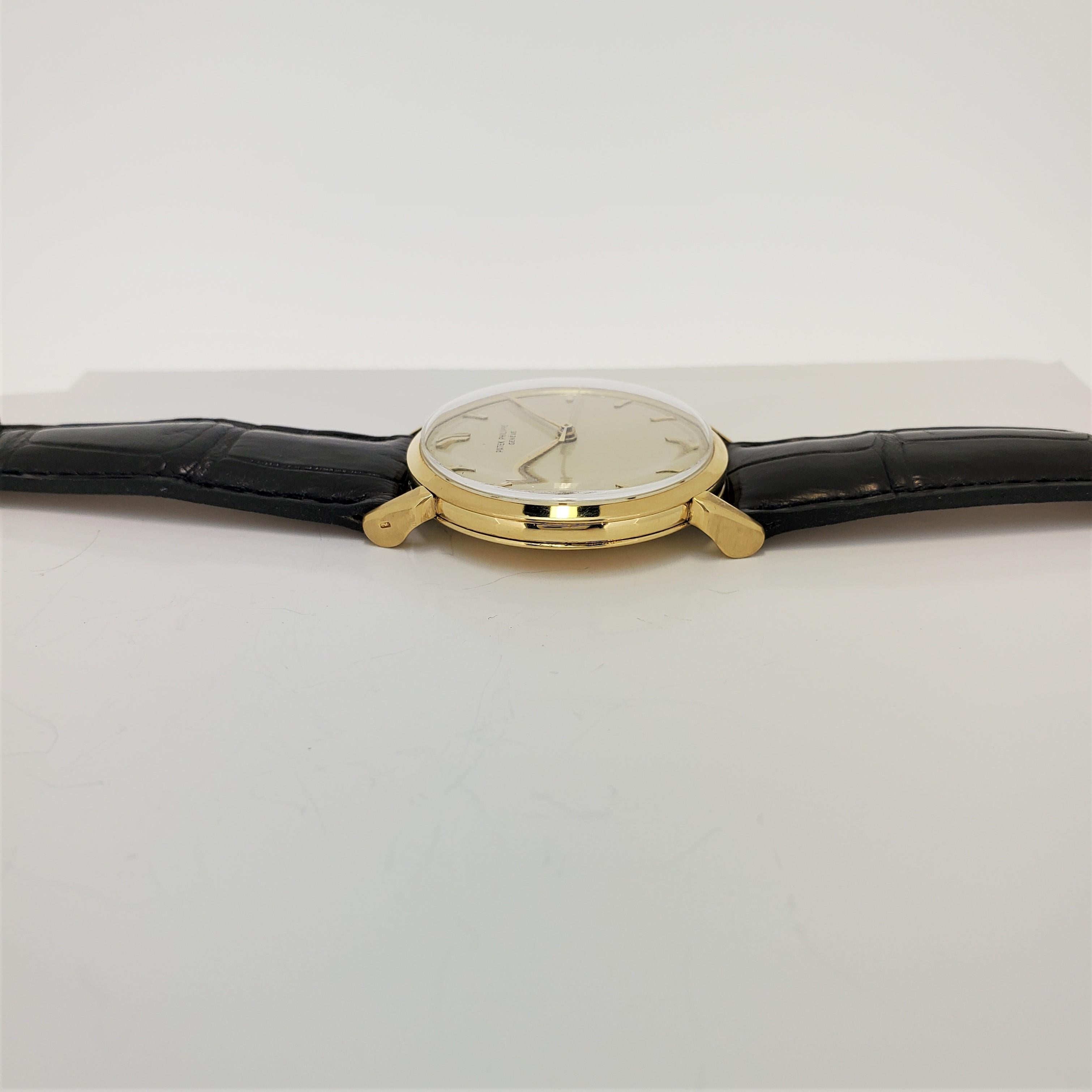 Patek Philippe 3420J Calatrava Watch 27-400 A Magnetic Movement Circa 1964 4