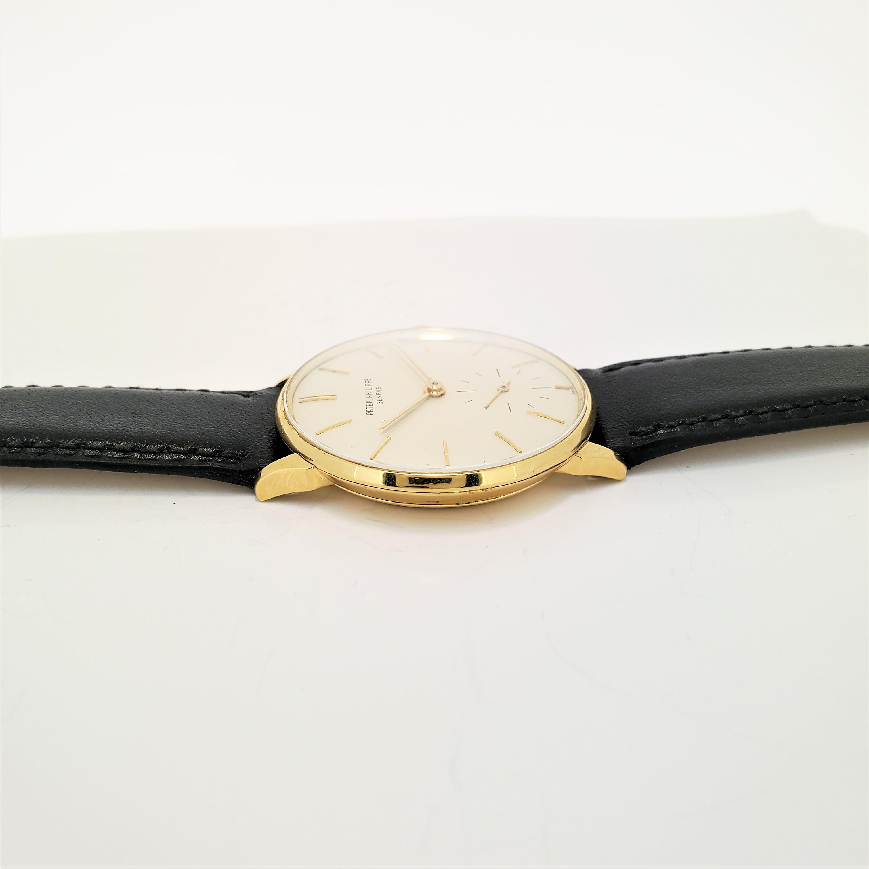 Patek Philippe 3420J Calatrava Watch 27-400 A Magnetic Movement Circa 1964 5