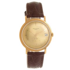 Vintage Patek Philippe Yellow Gold Calendar Self Winding Wristwatch Ref 3445, circa 1980