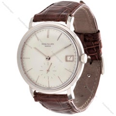 Patek Philippe 3445G Automatic Date Calatrava Watch Circa 1968