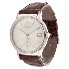 Patek Philippe 3445G Automatic Date Calatrava Watch Circa 1968