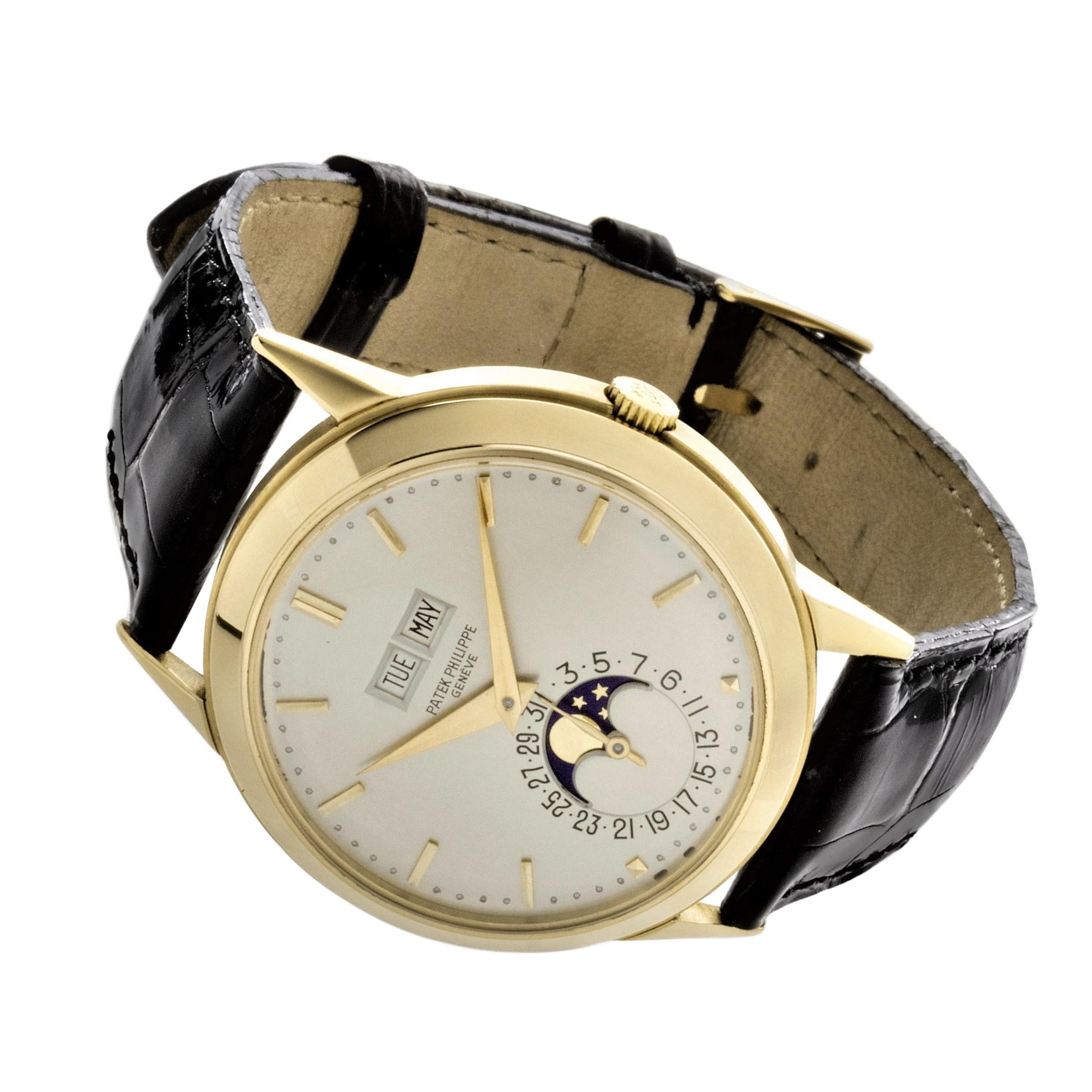 Modern Patek Philippe 3448J Automatic Perpetual Calendar Watch