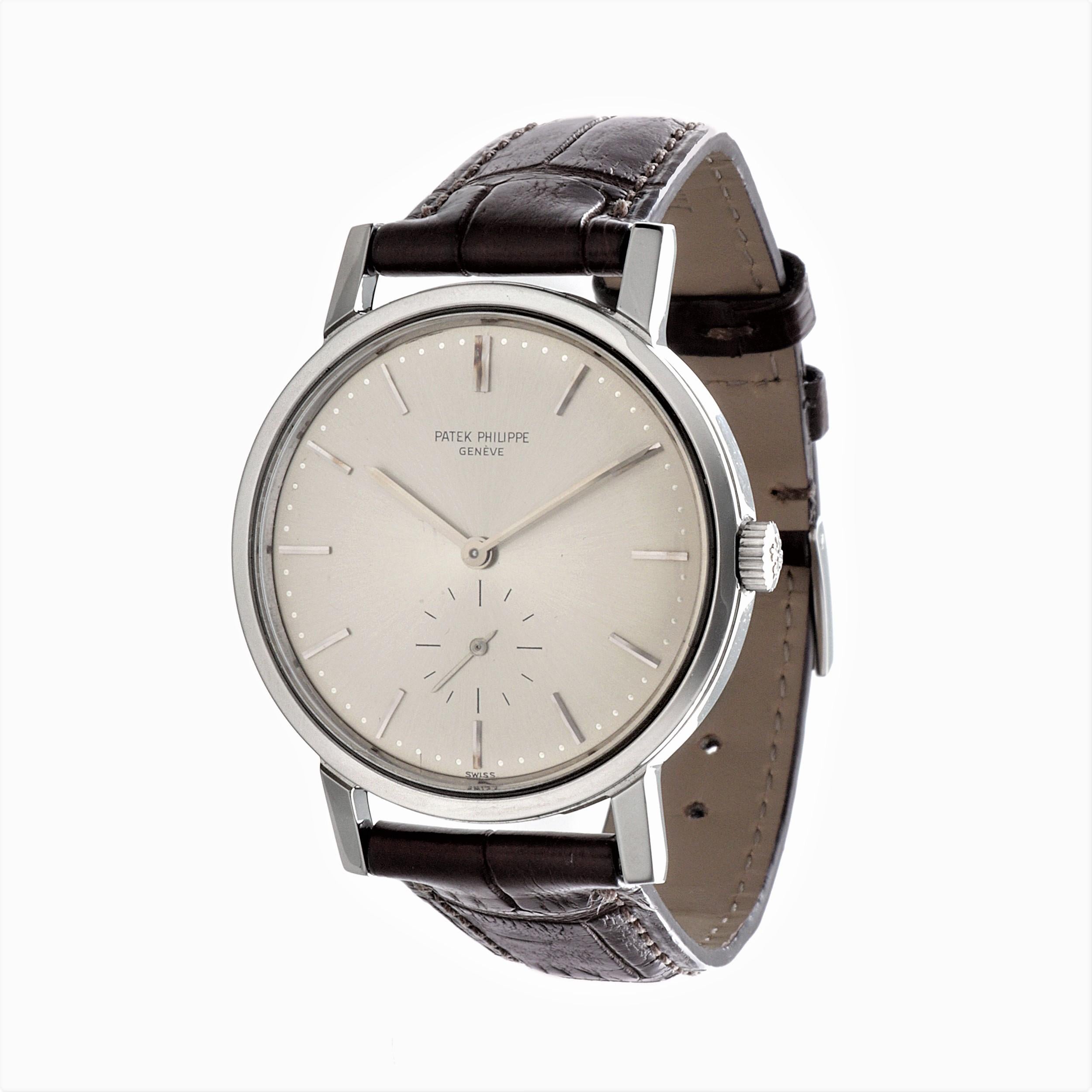Patek Philippe 3466A Stainless Steel Automatic Calatrava Watch, circa 1967 7