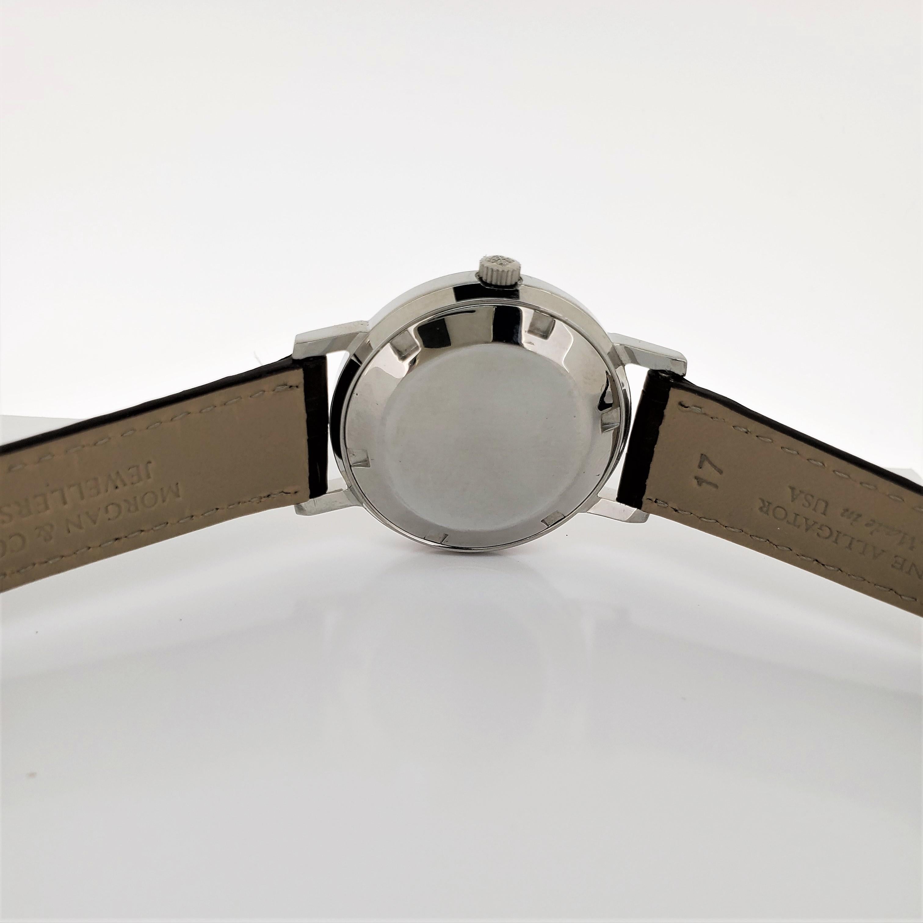 Patek Philippe 3466A Stainless Steel Automatic Calatrava Watch, circa 1967 In Excellent Condition In Santa Monica, CA