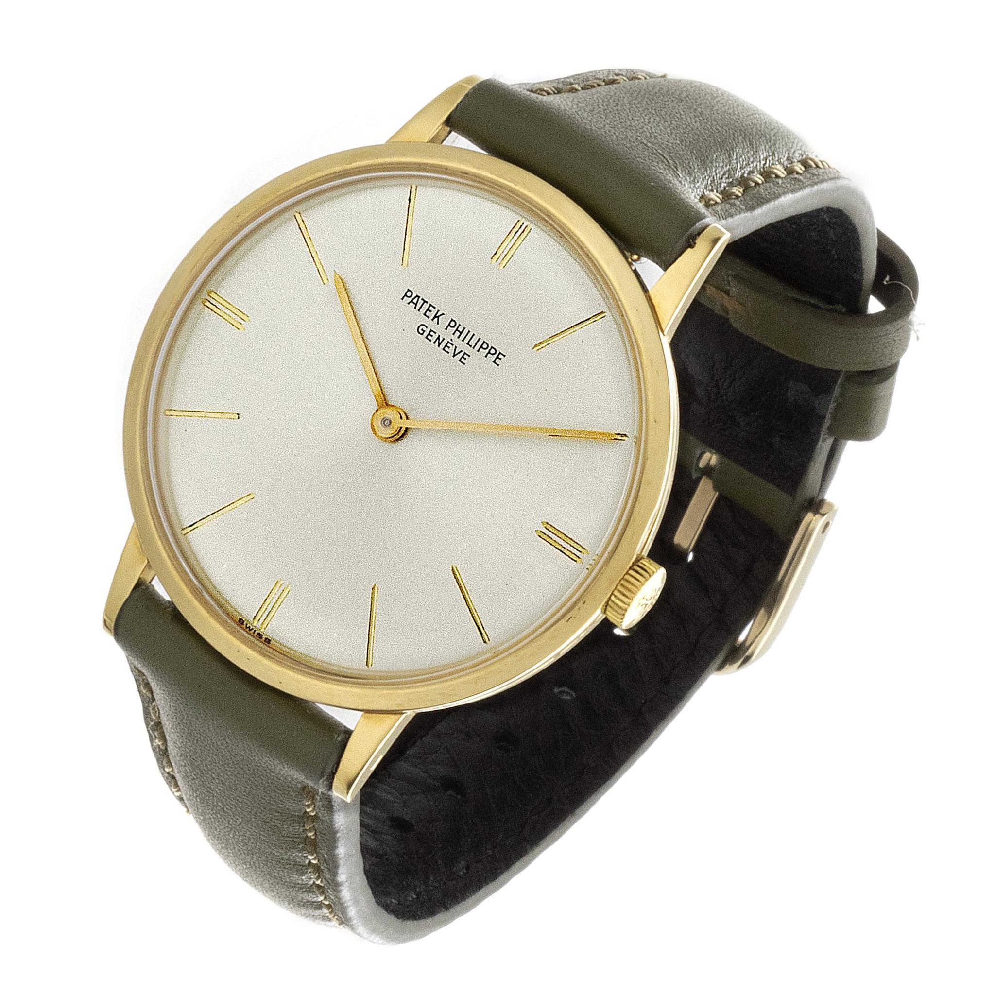 Patek Philippe 3468J Calatrava Watch In Excellent Condition In Santa Monica, CA