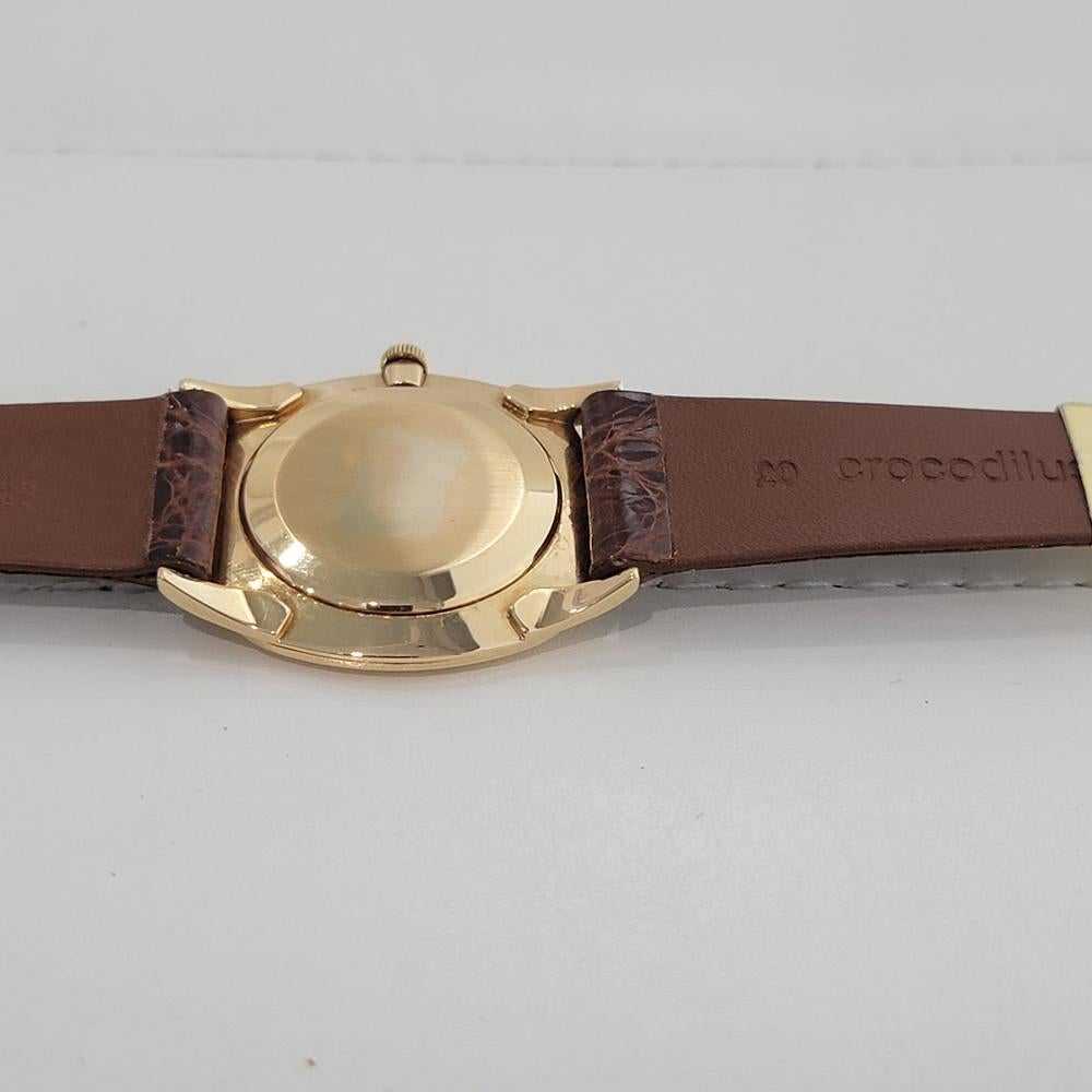 Patek Philippe 3544 Golden Ellipse 18k Gold 33MM Herren Handaufzug 1970s RA536 im Angebot 7