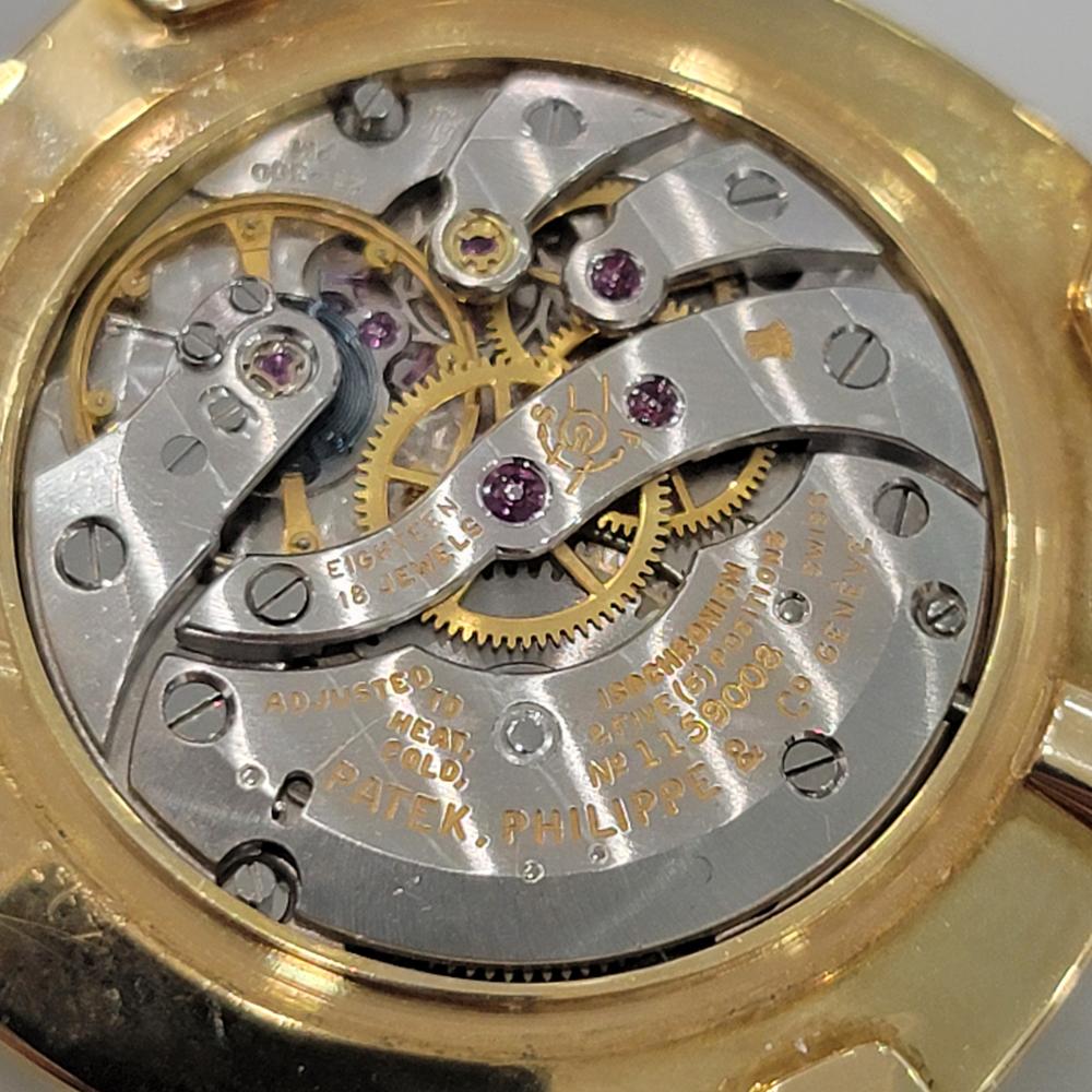 Patek Philippe 3544 Golden Ellipse 18k Gold 33MM Herren Handaufzug 1970s RA536 im Angebot 8