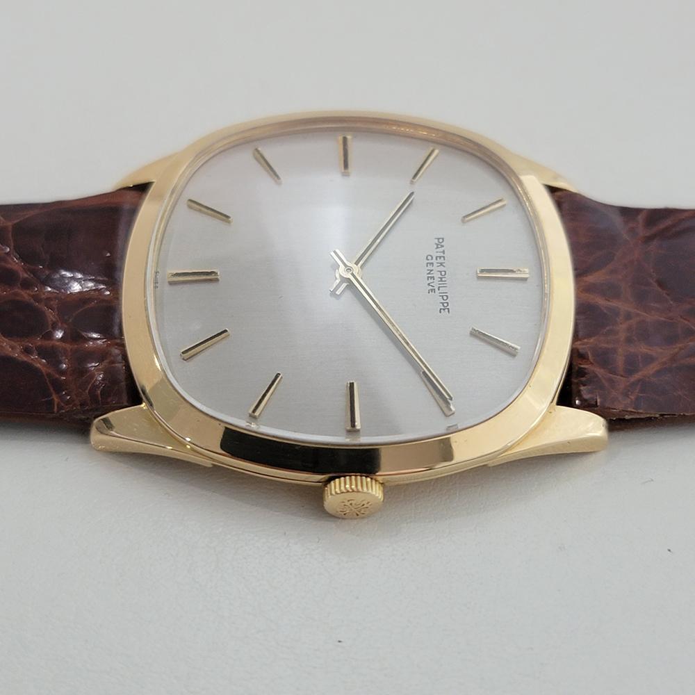 Patek Philippe 3544 Golden Ellipse 18k Gold 33MM Herren Handaufzug 1970s RA536 im Angebot 2