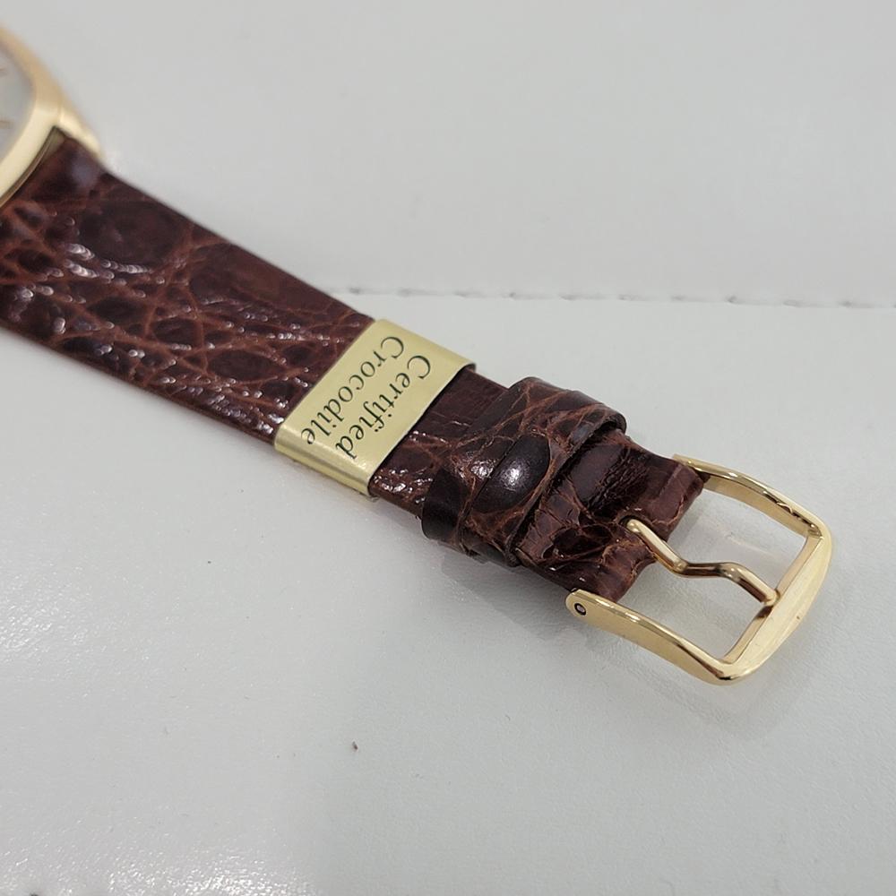 Patek Philippe 3544 Golden Ellipse 18k Gold 33MM Herren Handaufzug 1970s RA536 im Angebot 5