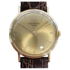 Patek Philippe 3544 Golden Ellipse 18k Gold 33MM Mens Manual Wind 1970s RA536