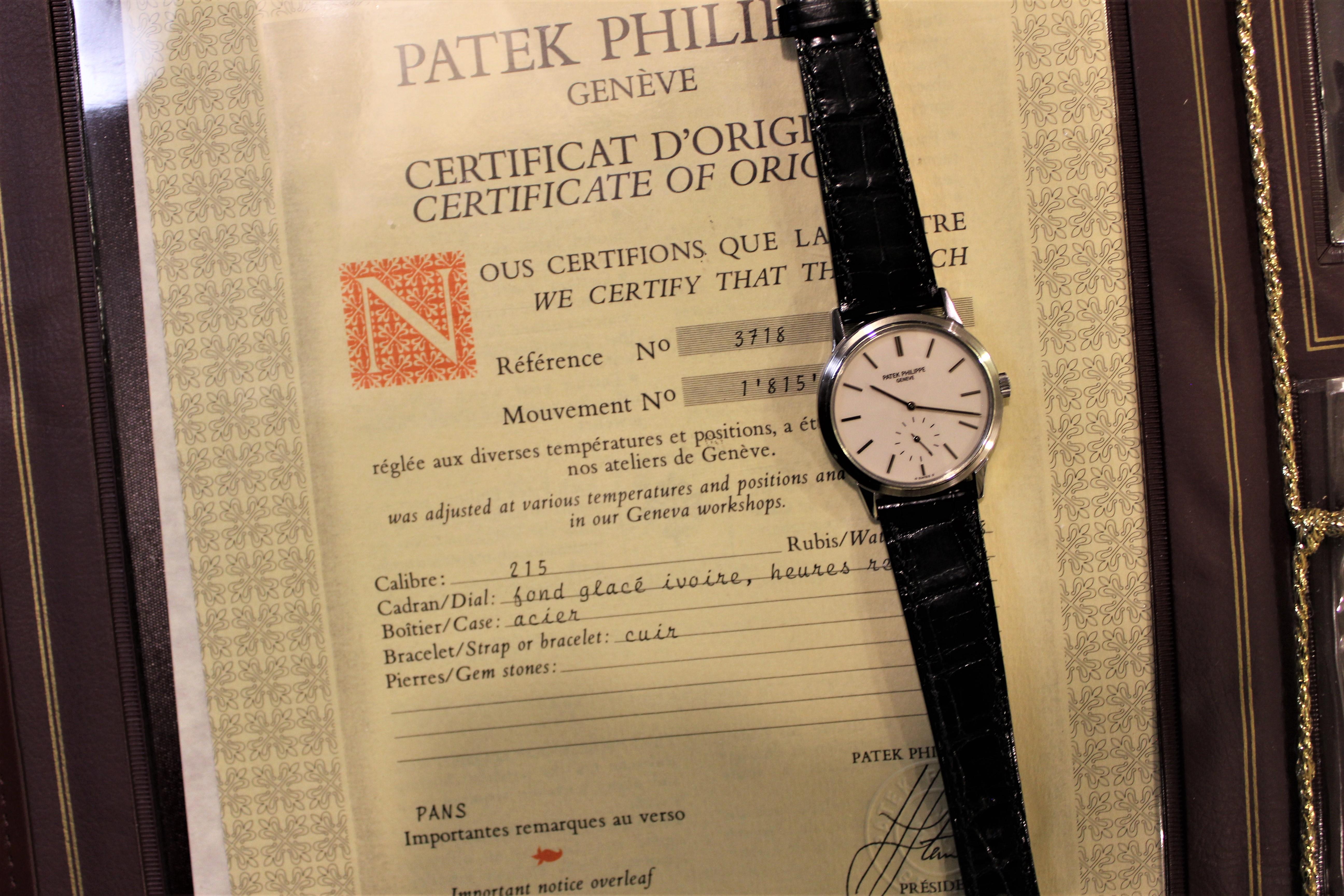 Patek Philippe 3718A Stainless Steel Watch, Made for the Japanese Market 8