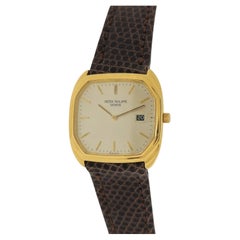 Patek Philippe 3761J Vintage Mid Size Unisex-Quarz-Uhr mit Kissenschliff Circa 1980er Jahre