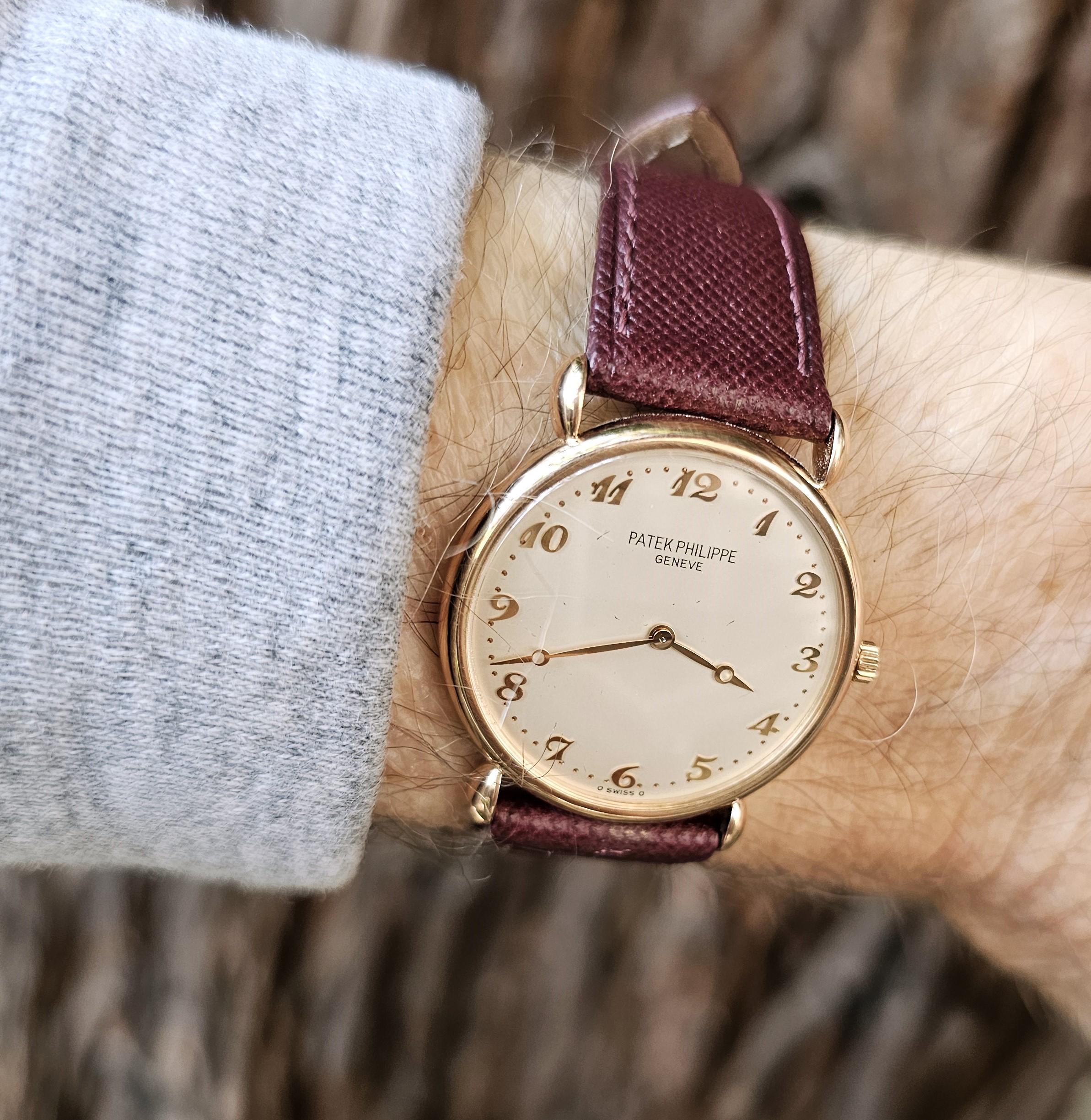 Patek Philippe 3820R Extra thin Calatrava in Rose gold with Breguet numerals 5