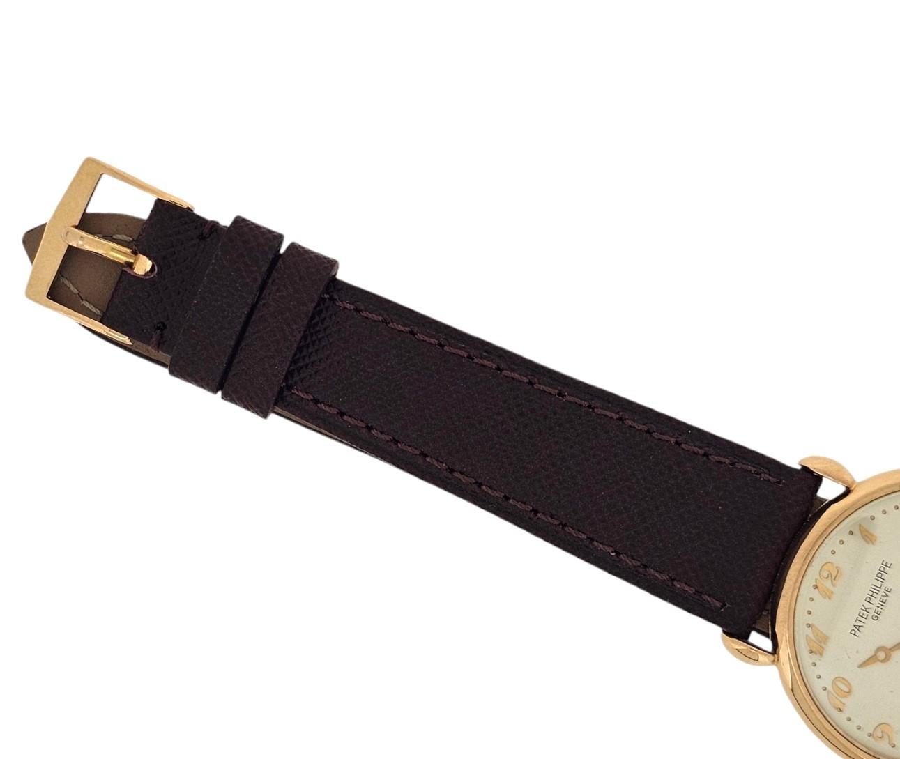 Patek Philippe 3820R Extra thin Calatrava in Rose gold with Breguet numerals 10