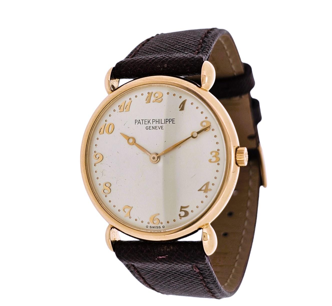 Patek Philippe 3820R Extra thin Calatrava in Rose gold with Breguet numerals 1