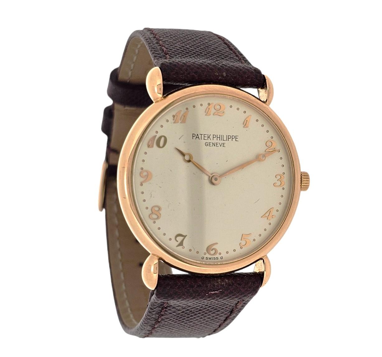 Patek Philippe 3820R Extra thin Calatrava in Rose gold with Breguet numerals 2