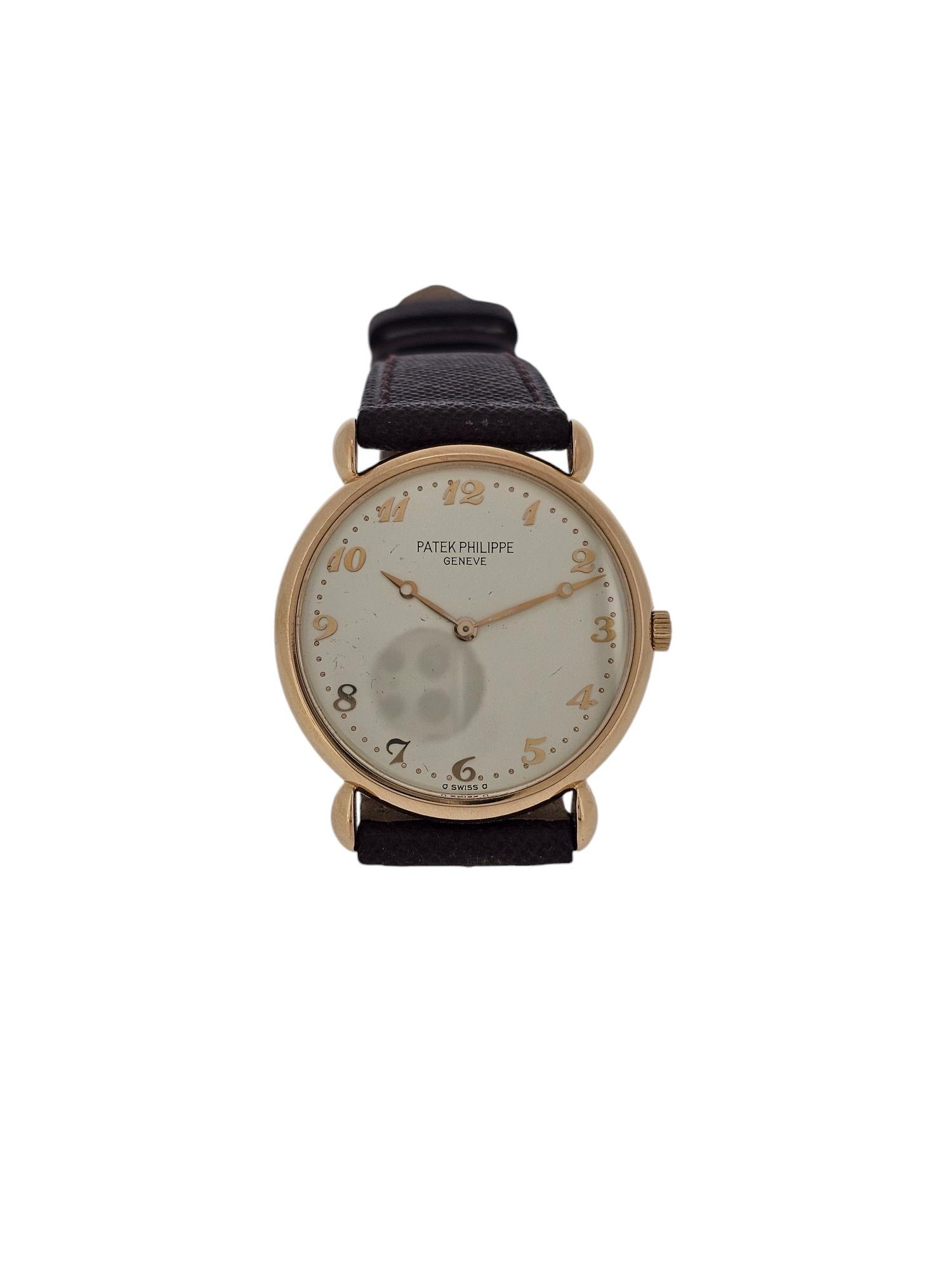 Patek Philippe 3820R Extra thin Calatrava in Rose gold with Breguet numerals 4