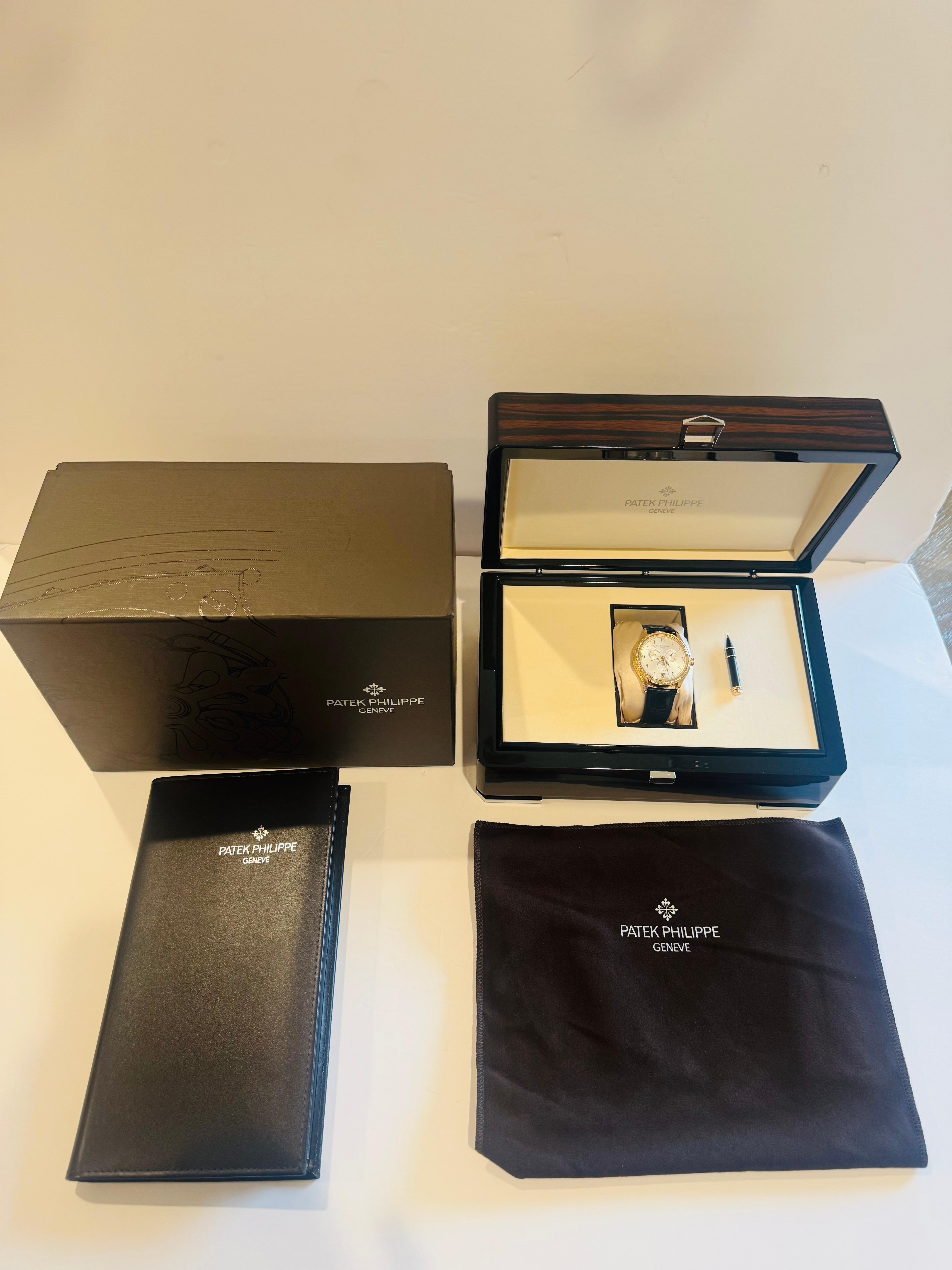 Women's 4947R-001 Patek Philippe Annual Calendar Moon Phases Womens Watch Complications