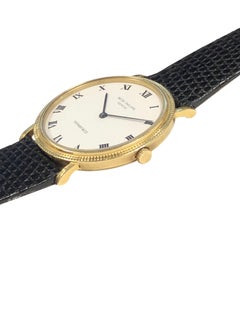 Patek Philippe 3954 Calatrava Yellow Gold Tiffany & Co. Classic Wrist Watch