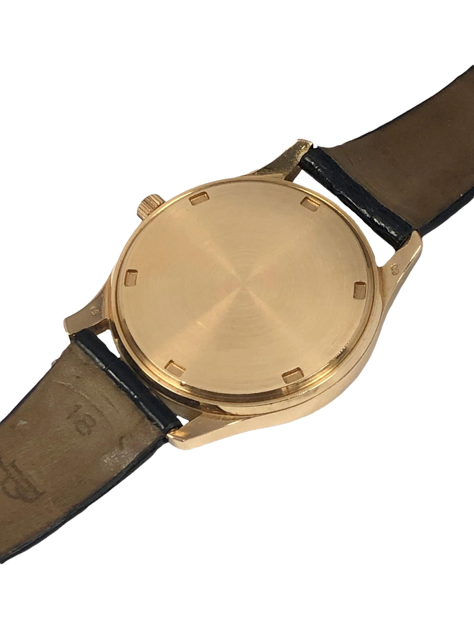 Automatik-Armbanduhr von Patek Philippe 3998 Caltrava aus Gelbgold im Zustand „Hervorragend“ im Angebot in Chicago, IL