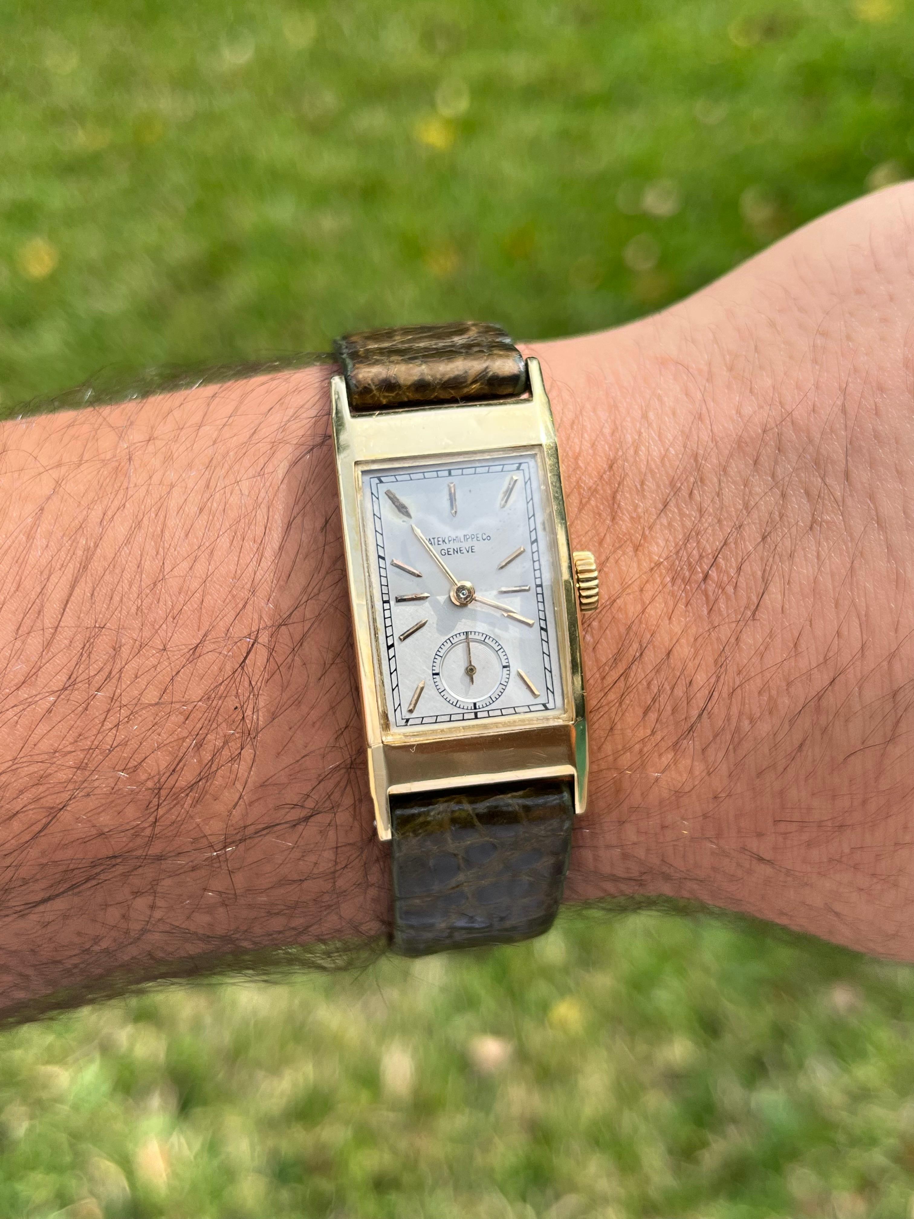 Pre-owned 18K gold Patek Philippe 425J 