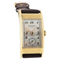 Patek Philippe 425J „Tegolino“ Vintage Art-Déco-Uhr in Gelbgold in Gelbgold, um 1940