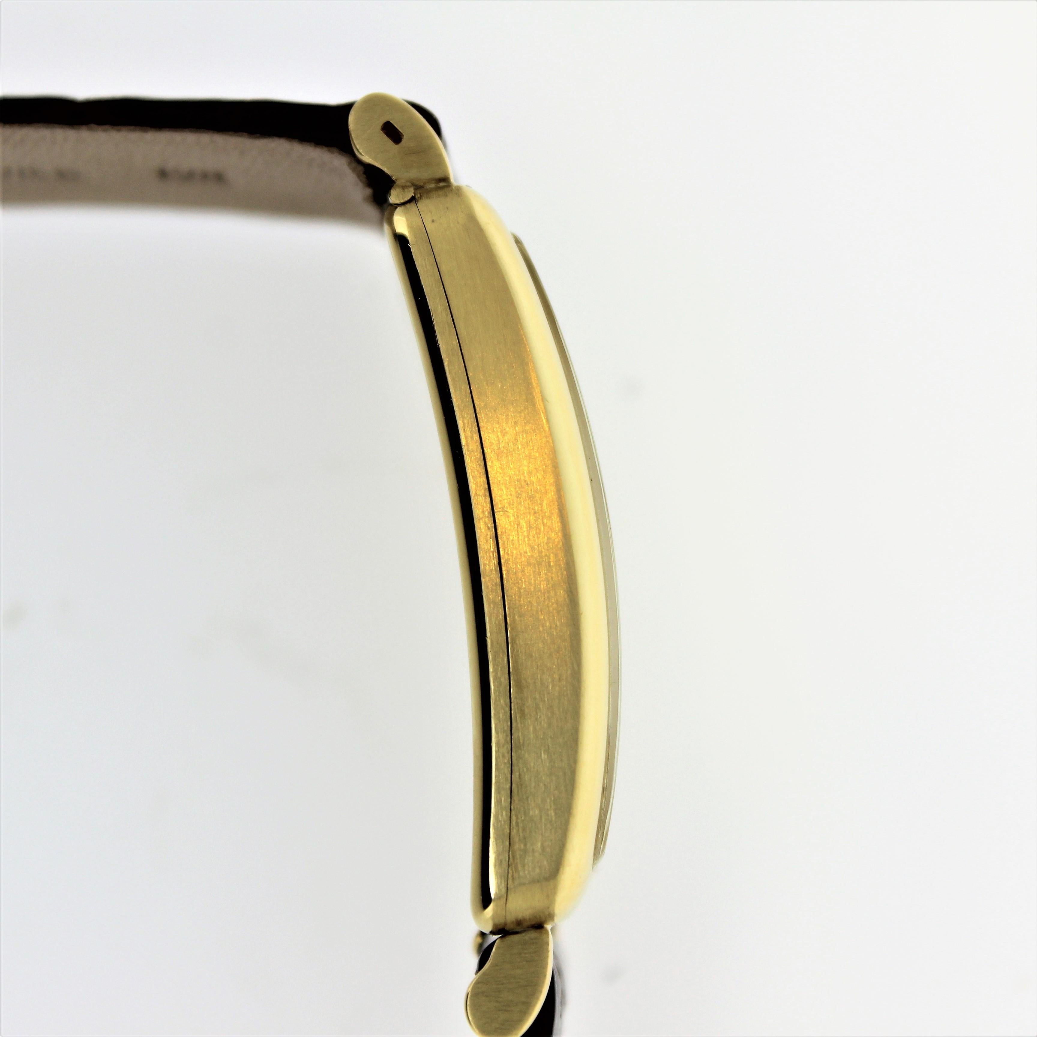 Patek Philippe 431J Extra Large Curved Rectangular Art Deco Watch 2