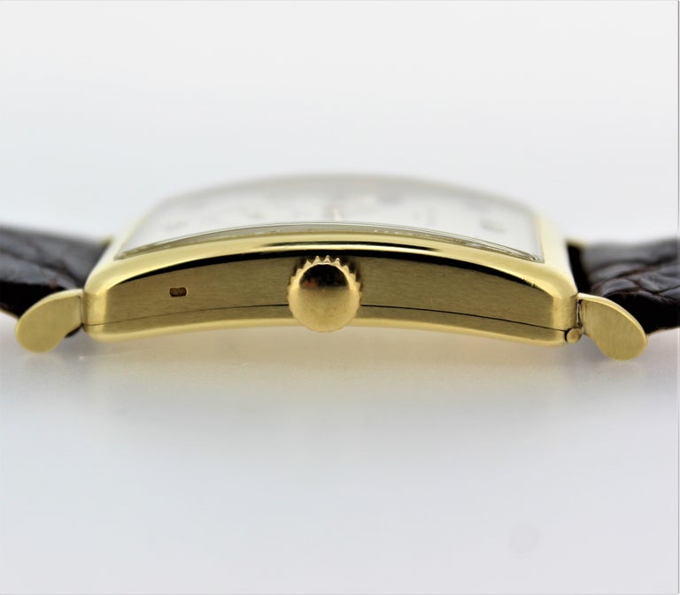 Patek Philippe 431J Extra Large Curved Rectangular Art Deco Watch For ...