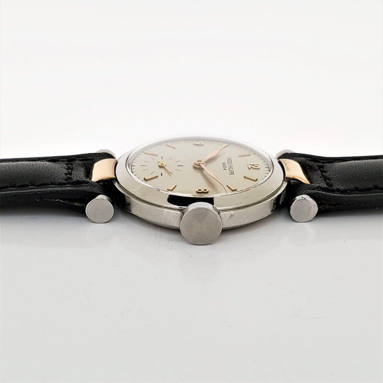 Patek Philippe 453AR Stainless Steel and Rose Gold Calatrava Watch