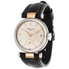 Used Patek Philippe 453AR Stainless Steel and Rose Gold Calatrava Watch