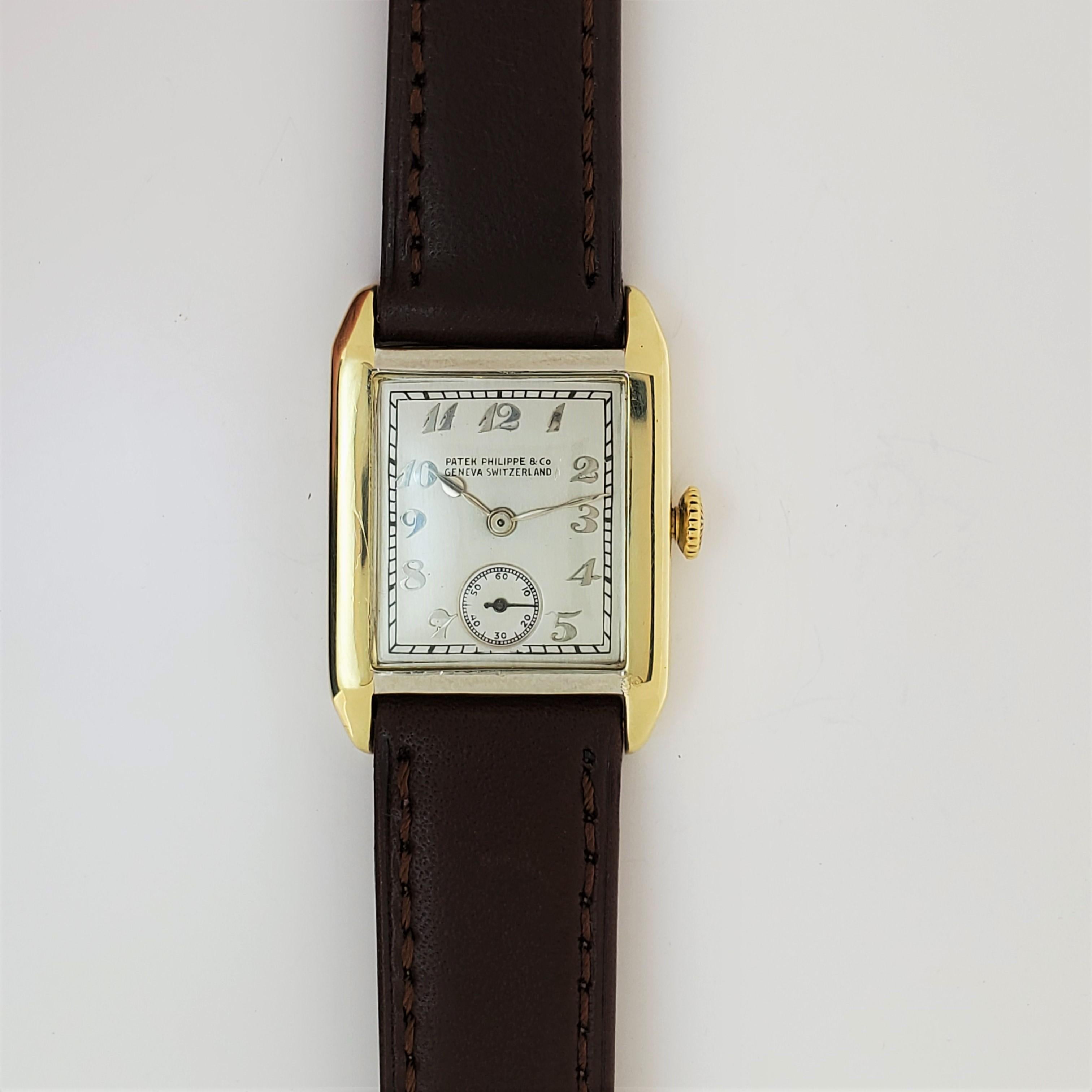 Patek Philippe 45JG Art Deco Yellow and White Gold Watch, circa 1926 1