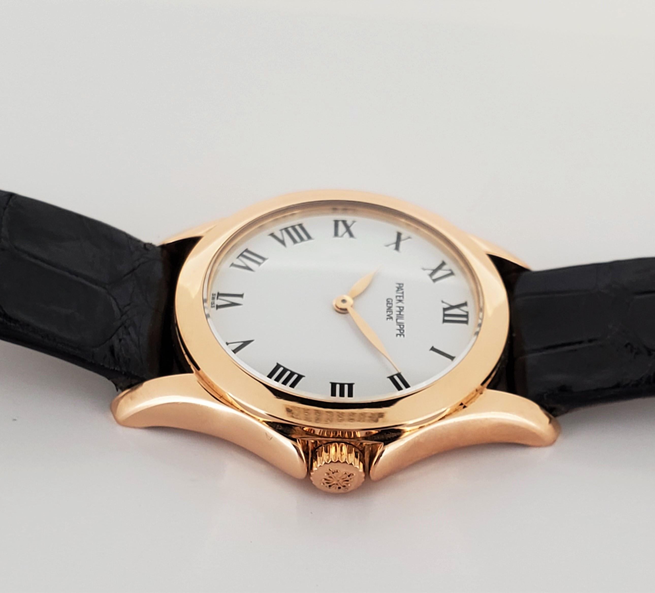 Patek Philippe 4905R Rose Gold Manual Wind Water Resistant Calatrava Watch 2