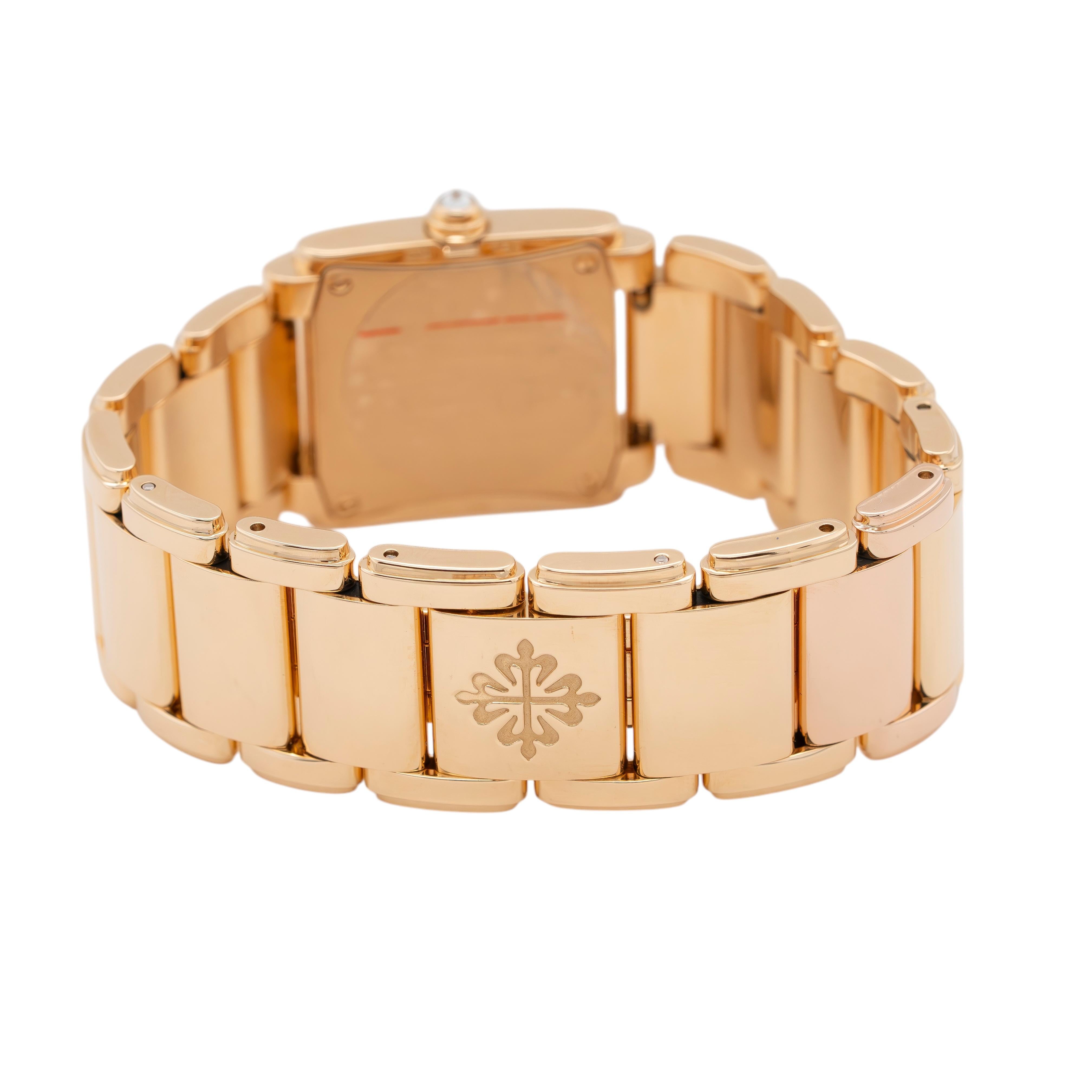 Patek Philippe 4908/11R Twenty-4 Rose Gold Ladies Watch In Excellent Condition In Boca Raton, FL