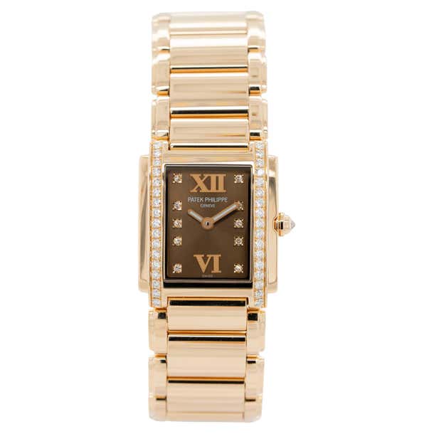 Patek Philippe 4908/11R Twenty-4 Rose Gold Ladies Watch For Sale at 1stDibs