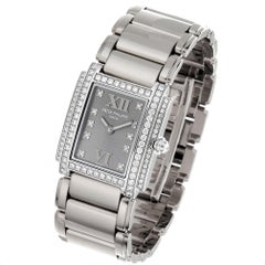 Patek Philippe 4908/200G 18K WG Ladies Twenty-4 Diamond case and dial Circa 2010