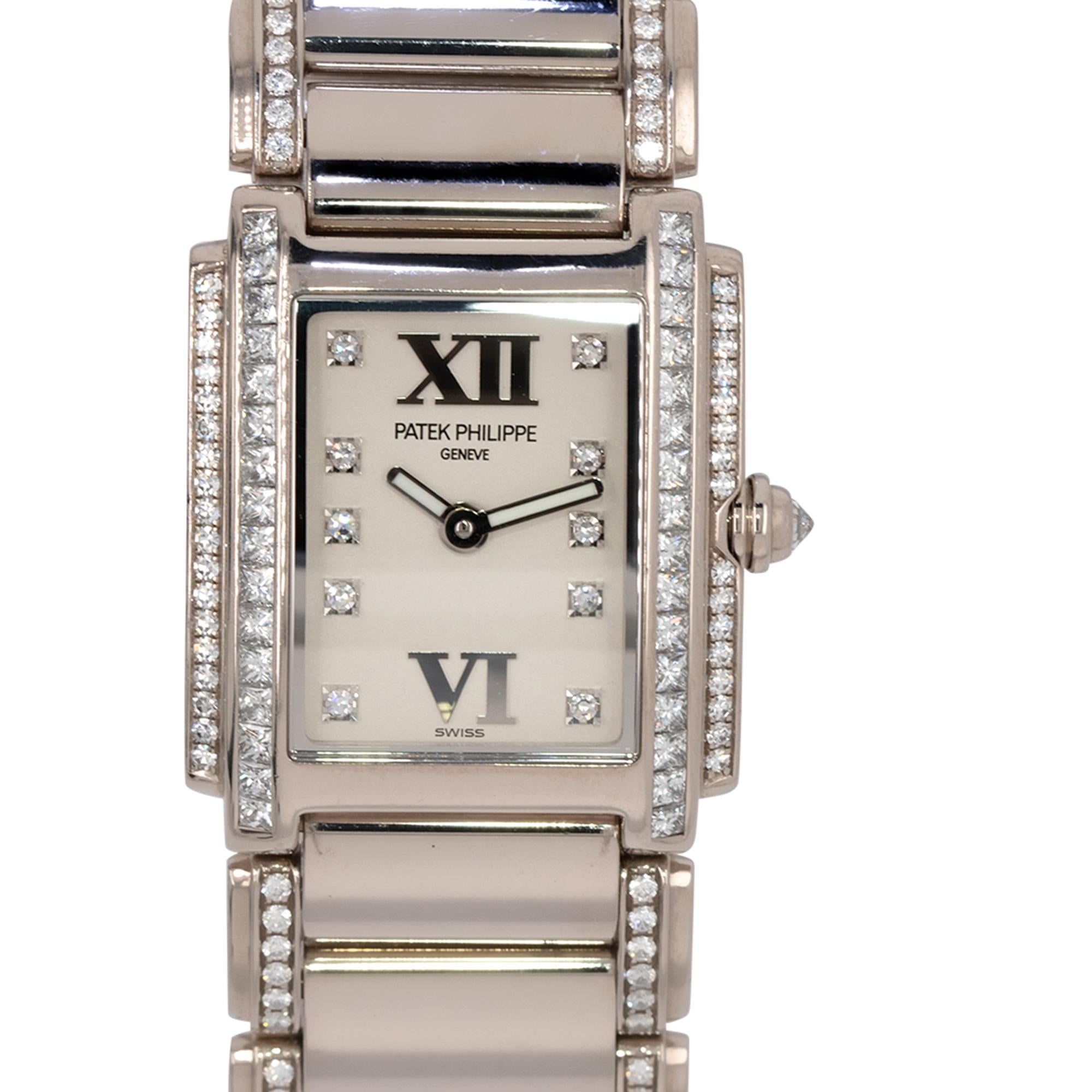 Patek Philippe 4908/31G Twenty-4 White Gold Diamond Ladies Watch

Embrace timeless elegance with the Patek Philippe 4908/31G Twenty-4 watch, a masterpiece of luxury and sophistication. This exquisite timepiece is meticulously crafted with a