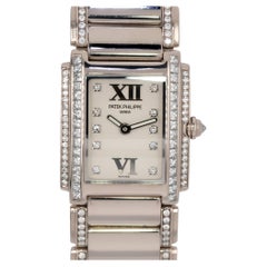 Patek Philippe 4908/31G Twenty-4 White Gold Diamond Ladies Watch