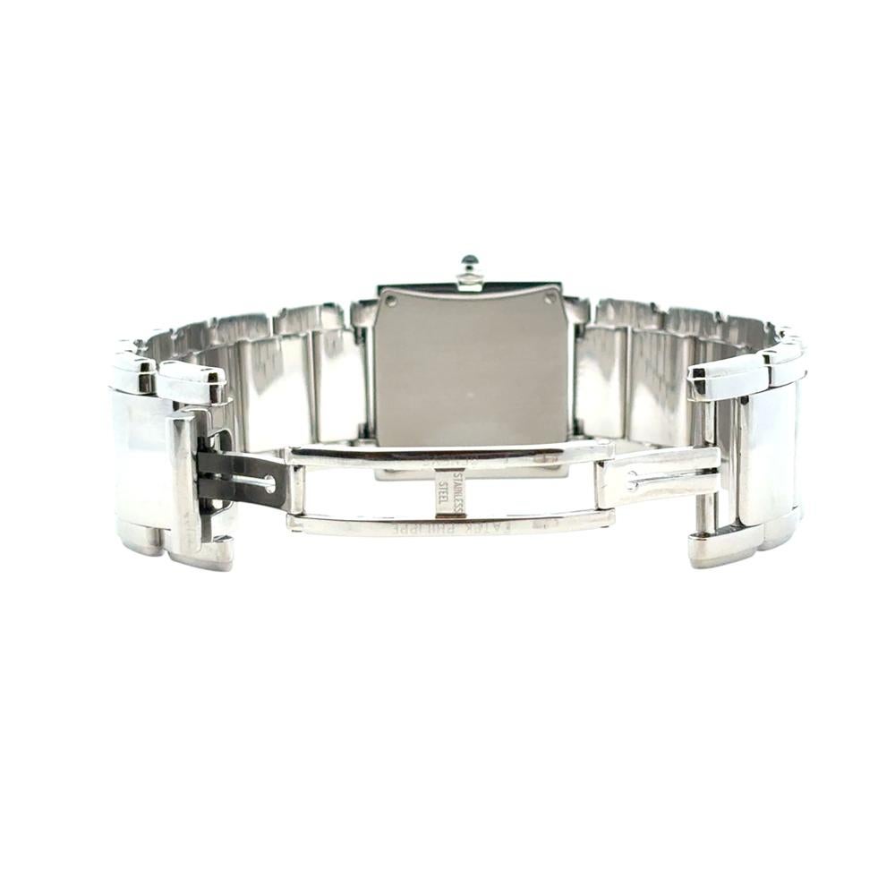 Patek Philippe 4910/10A Twenty-4 Stainless Steel Gray Dial Diamond Ladies Watch For Sale 9