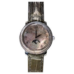 Patek Philippe 4968-g-001 Orologio Tahitian MOP in oro bianco con fasi lunari