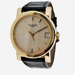 Patek Philippe 5012J Automatic Calatrava, Bold Case 34mm Circa 1996 Full Set.